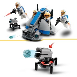 LEGO - Star Wars Battle Pack Clone Trooper della 332a Compagnia di Ahsoka, Set di Giochi da Costruire da The Clone Wars con Veic