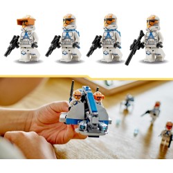 LEGO - Star Wars Battle Pack Clone Trooper della 332a Compagnia di Ahsoka, Set di Giochi da Costruire da The Clone Wars con Veic