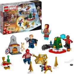 LEGO - Marvel Calendario dell’Avvento degli Avengers 2023 con 24 Regali tra cui Capitan America, Spider-Man, Iron Man e altre Mi