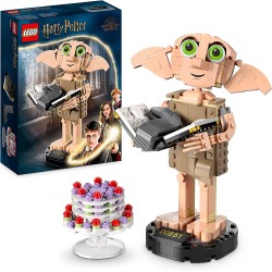 LEGO - Harry Potter Dobby l Elfo Domestico, da 8 Anni in su, Modello Snodabile di Personaggio Iconico, Gioco da Collezione, 7642