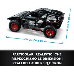 LEGO - Technic Audi RS Q E-Tron, Macchina Telecomandata da Rally, Modellino di Auto Fuoristrada Dakar con App CONTROL+ da Costru