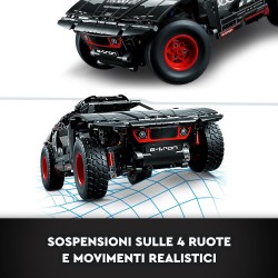 LEGO - Technic Audi RS Q E-Tron, Macchina Telecomandata da Rally, Modellino di Auto Fuoristrada Dakar con App CONTROL+ da Costru