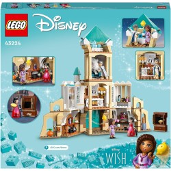 LEGO - Disney Wish Il Castello di Re Magnifico, dal Film Wish con le Mini Bamboline di Asha, Dahlia e Re Magnifico più la Figura