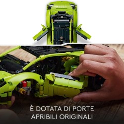 LEGO - Technic Lamborghini Huracán Tecnica, Modellino di Auto da Costruire per Fan delle Supercar Sportive - 42161