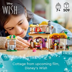 LEGO - Disney Wish Il Cottage di Asha, dal Film Wish con Mini Bamboline di Asha, Sakina e Sabino e la Figura di Star - 43231