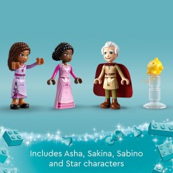 LEGO - Disney Wish Il Cottage di Asha, dal Film Wish con Mini Bamboline di Asha, Sakina e Sabino e la Figura di Star - 43231