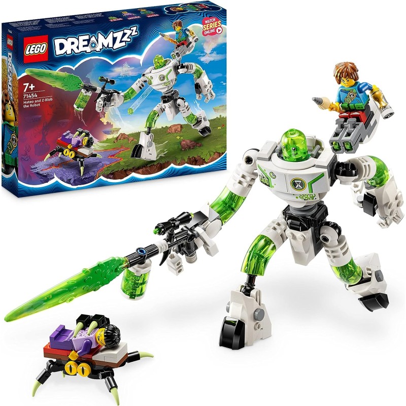 LEGO DREAMZzz - Mateo e Z-Blob il robot giocattolo con personaggio grande e minifigure di Jayden - 71454