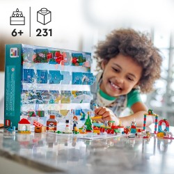 LEGO 41758 - Friends Calendario dell Avvento 2023, 24 Regali a Sorpresa tra cui 8 Figure di Animali e 2 Mini Bamboline, Giocatto