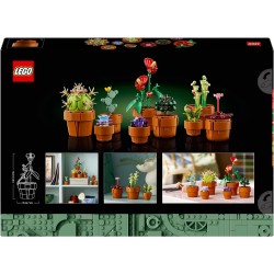 LEGO 10329 - Icons Piantine, Set Collezione Botanica con Fiori Artificiali in Vaso Color Terracotta da Costruire