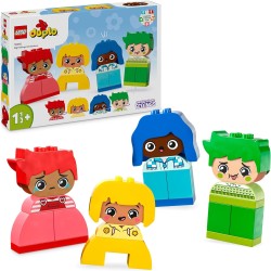 LEGO DUPLO Forti Sentimenti ed Emozioni, Giocattolo Impilabile e Personalizzabile con 23 Mattoncini Colorati e 4 Personaggi, 104