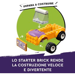 LEGO Friends Rimorchio con Cavallo e Pony, Giocattolo per la Cura degli Animali con 2 Mini Bamboline di Liann e Zoya, Auto da Co