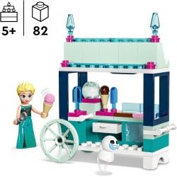 LEGO Disney Princess Le Delizie al Gelato di Elsa di Frozen, Carretto dei Gelati Giocattolo delle Principesse da Costruire, con 