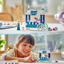 LEGO Disney Princess Le Delizie al Gelato di Elsa di Frozen, Carretto dei Gelati Giocattolo delle Principesse da Costruire, con 