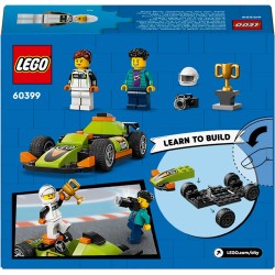 LEGO City Auto da Corsa Verde, Modellino da Costruire di Veicolo Formula 1 in Stile Classico, con Starter Brick e Minifigure, 60