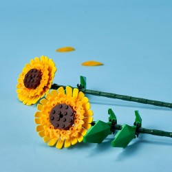 LEGO Creator Girasoli Set di Fiori Finti da Costruire, Bouquet da Esporre come Accessorio per la Camera da Letto o come Decorazi