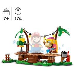 LEGO Super Mario Pack di Espansione Concerto nella Giungla di Dixie Kong con le Figure di Dixie Kong e Pagal il Pappagallo, Cost