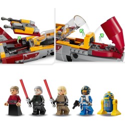 LEGO Star Wars E-Wing della Nuova Repubblica vs. Starfighter di Shin Hati, Set Serie Ahsoka con 2 Veicoli Giocattolo, Figura di 