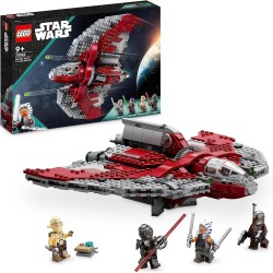 LEGO Star Wars Shuttle Jedi T-6 di Ahsoka Tano, Astronave con 4 Minifigure Incluse Sabine Wren e Marrok con Spade Laser, 75362