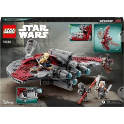 LEGO Star Wars Shuttle Jedi T-6 di Ahsoka Tano, Astronave con 4 Minifigure Incluse Sabine Wren e Marrok con Spade Laser, 75362