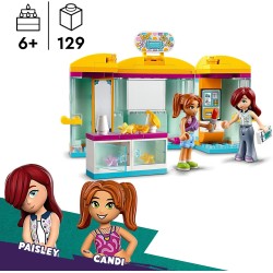 LEGO Friends Il Piccolo Negozio di Accessori Giocattolo, Piccolo Set di Giochi con Mini Bamboline di Paisley e Candi, 42608