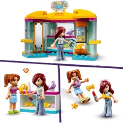 LEGO Friends Il Piccolo Negozio di Accessori Giocattolo, Piccolo Set di Giochi con Mini Bamboline di Paisley e Candi, 42608