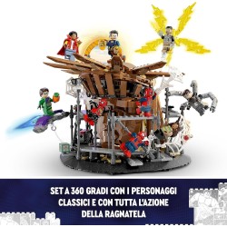 LEGO Marvel La Battaglia Finale di Spider-Man, Ricrea la Scena di Spider-Man: No Way Home con 3 Peter Parker, 76261