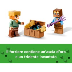 LEGO Minecraft L Armeria, Set con Personaggio Alex, Accessori e Armi Giocattolo, Regalo per i Fan del Videogioco, 21252