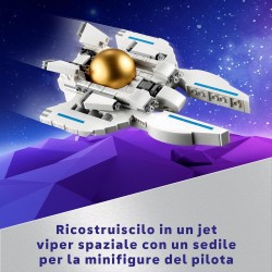 LEGO Creator 3 in 1 Astronauta Spaziale Trasformabile in Cane Giocattolo o in Modellino di Astronave Viper Jet, Idea Regalo a Te