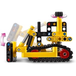 LEGO Technic Bulldozer da Cantiere, Set con Veicolo Giocattolo da Costruire, Regalo per i Fan delle Costruzioni, 42163