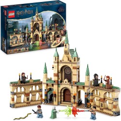 LEGO Harry Potter La battaglia di Hogwarts, con Minifigure di Molly Weasley, Bellatrix Lestrange, Voldemort e la Spada di Grifon