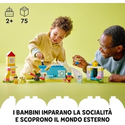 LEGO - DUPLO Il Parco Giochi dei Sogni, con Balena e Razzo da Costruire, Aiuta a Imparare Lettere, Numeri e Colori con i Mattonc