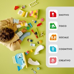 LEGO - DUPLO Il Parco Giochi dei Sogni, con Balena e Razzo da Costruire, Aiuta a Imparare Lettere, Numeri e Colori con i Mattonc