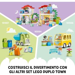 LEGO - DUPLO Il Parco Giochi dei Sogni, con Balena e Razzo da Costruire, Aiuta a Imparare Lettere, Numeri e Colori con i Mattonc