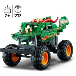 LEGO - Technic Monster Jam Dragon, Set Monster Truck 2 in 1 con Pull-Back, Auto Offroad e Macchina Giocattolo Buggy, 42149