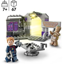 LEGO - Marvel Quartier Generale dei Guardiani della Galassia Volume 3 con Minifigure di Groot e Star-Lord, 76253