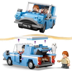 LEGO - Harry Potter Ford Anglia Volante, Modellino di Macchina Giocattolo da Costruire, Auto con Minifigure di Ron Weasley, Edvi