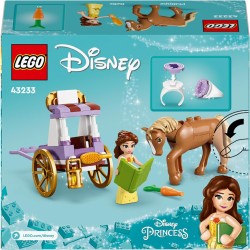 LEGO - Disney Princess La Carrozza dei Cavalli di Belle, da 5 Anni con Mini Bambolina e Cavallo, dal Film La Bella e la Bestia, 