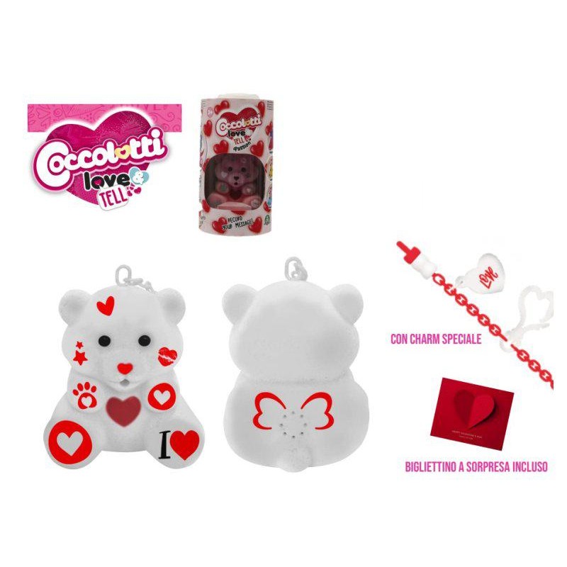 GIOCHIE PREZIOSI - COCCOLOTTI LOVE & TELL PASSION ORSETTO REGISTRA E RIPETE CCL46000