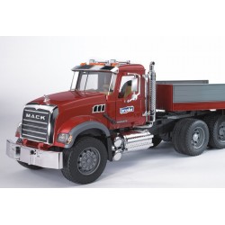 BRUDER 02813 - Mack Camion Articolato Con Scavatore JBC