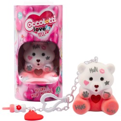 Giochi Preziosi - Coccolotti Love & Tell, Assortiemento 6 Orsetti, Funzione Registrazione, Portachiavi, Colorazione casuale, Rip