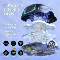 WYBOT A1 - Robot Pulitore a Batteria Fino a 120 minuti per Piscina