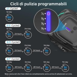 WYBOT A1 - Robot Pulitore a Batteria Fino a 120 minuti per Piscina