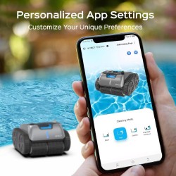 WYBOT C1 PRO - Robot Pulitore Senza Fili a Batteria fino a 150 minuti per Piscina