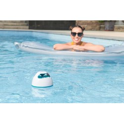 Bestway - Cassa acustica per piscina Bluetooth galleggiante luci led 4 colori - 58700