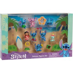 Giochi Preziosi - Stitch - Set Personaggi Lilo e Stich da 13 pezzi! composto da personaggi da 5 cm con pose differenti e accesso