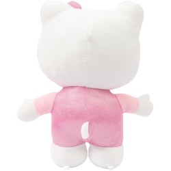 Giochi Preziosi - Hello Kitty Morbido Peluche, Alto 30 cm con Outfit alla Moda, Vestitino e Fiocco in Raso Rosa