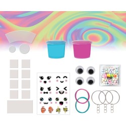 Giochi Preziosi - Nano Craft - Kit Completo Nano Tape, Slime e Portachiavi, Crea e Personalizza con Forme Pre-Tagliate, Slime e 