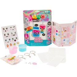 Giochi Preziosi - Nano Craft - Kit Completo Nano Tape, Slime e Portachiavi, Crea e Personalizza con Forme Pre-Tagliate, Slime e 