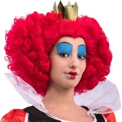 Carnival Toys - Parrucca Regina di Cuori, Rosso, Taglia Unica, 02309