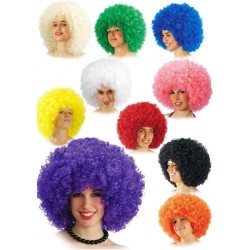 Carnival Toys - Parrucca Ricciolona Donna, colori assortiti, 1 pezzo, 02227